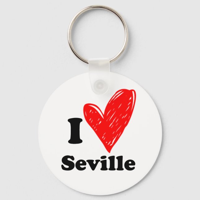 I Liebe Sevilla Schlüsselanhänger (Vorderseite)