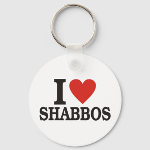 I Liebe Shabbos Schlüsselanhänger