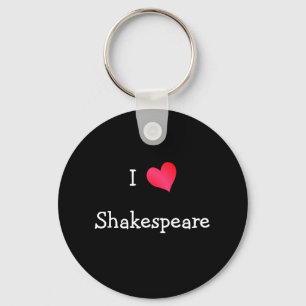 I Liebe Shakespeare Schlüsselanhänger