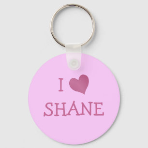 I Liebe Shane Schlüsselanhänger