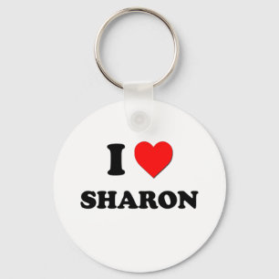 I Liebe Sharon Schlüsselanhänger