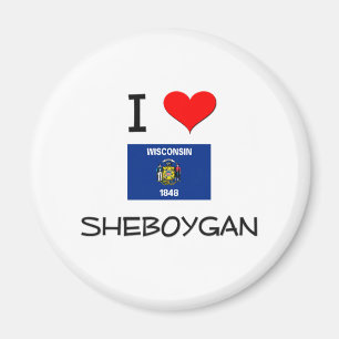 I Liebe Sheboygan Wisconsin Magnet