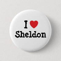 I Liebe Sheldon Herzbrauch personalisiert