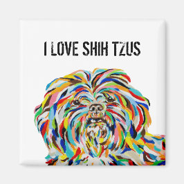 I Liebe Shih Tzus Magnet