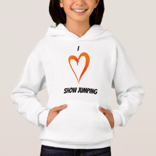 I Liebe Show Jumping - Kids Pullover Hoodie