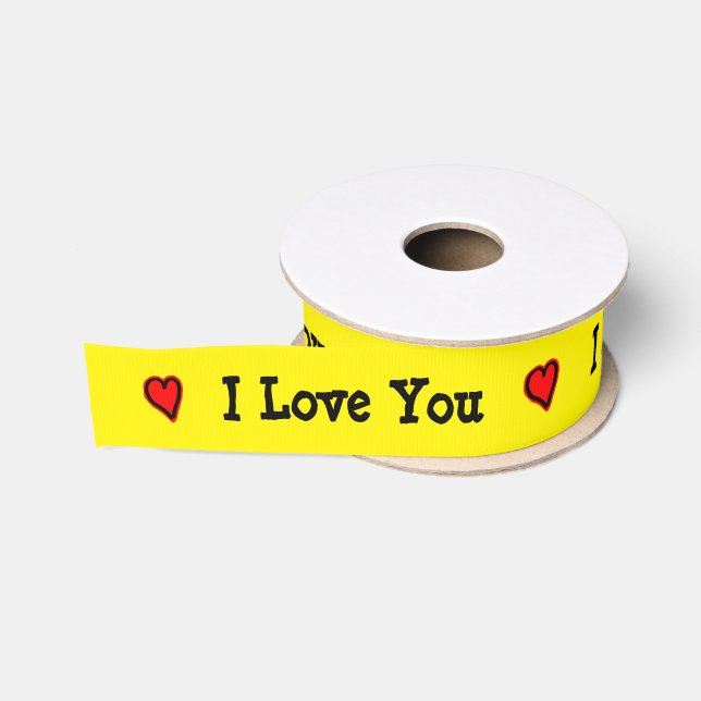 I Liebe Sie Band Ripsband (Spule)