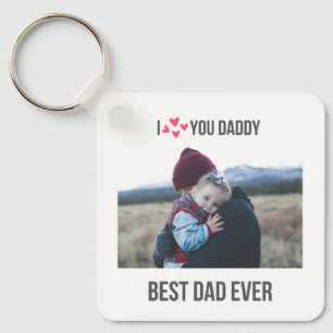 I LIEBE SIE DADDDY SCHLÜSSELANHÄNGER 2 FOTO CUSTOM