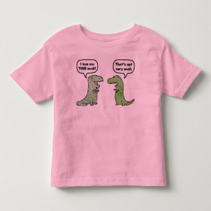 I Liebe Sie DIESES viel (T-Rex) Kleinkind T-shirt