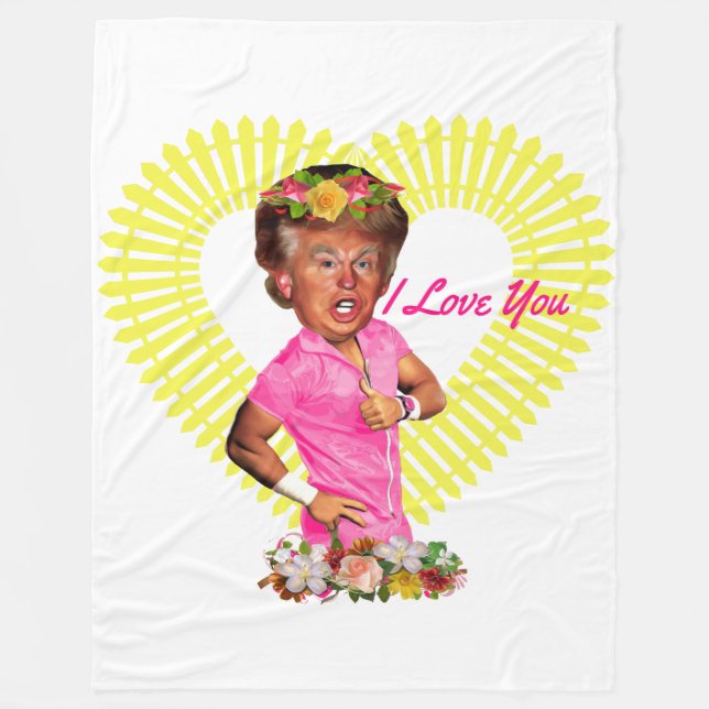 i Liebe Sie Donald Trumpf Decke (Vorderseite)