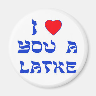 I Liebe Sie ein Latke Magnet