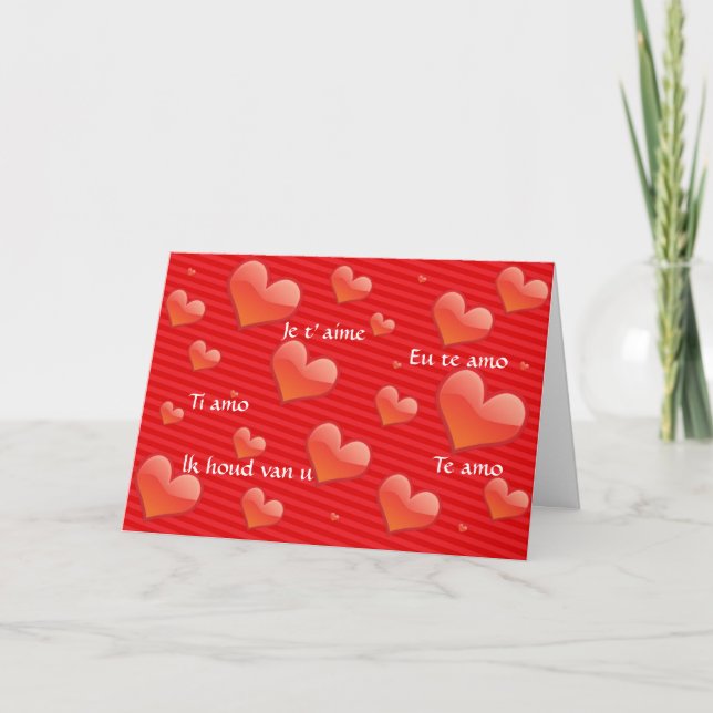 I Liebe Sie Feiertagskarte (Vorderseite)