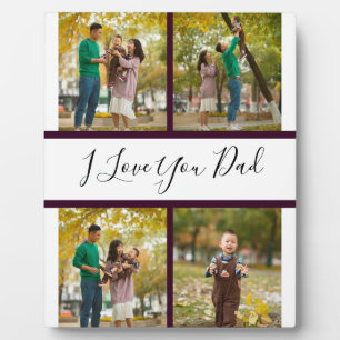 I Liebe Sie fügen Custom Foto Collage Frame Gesche Fotoplatte