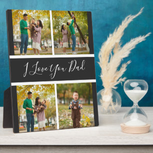 I Liebe Sie fügen Custom Foto Collage Frame Gesche Fotoplatte