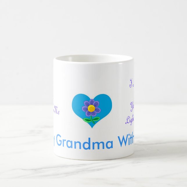 I Liebe Sie Großmutter Kaffeetasse (Mittel)