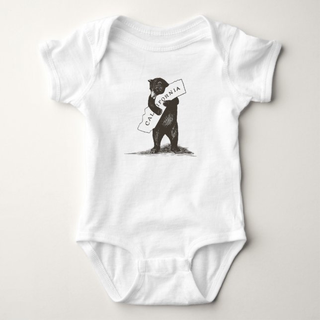 I Liebe Sie Kalifornien Baby Strampler (Vorderseite)