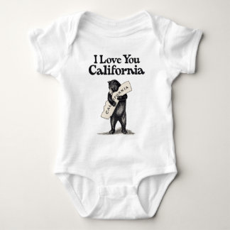 I Liebe Sie Kalifornien Baby Strampler