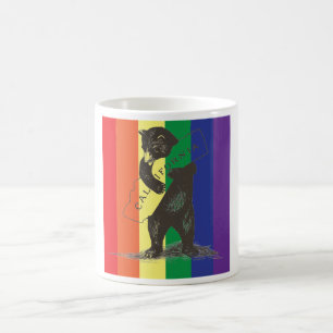 I Liebe Sie Kalifornien--Regenbogen Kaffeetasse