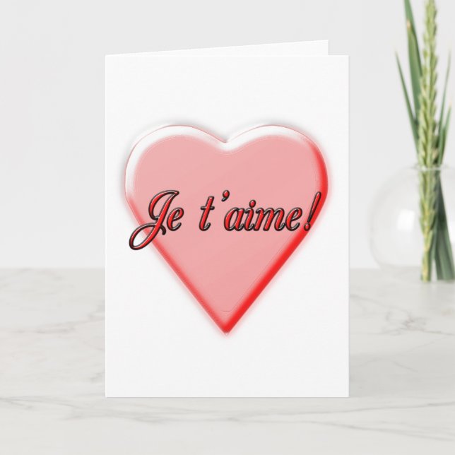 I Liebe Sie Karte (Vorderseite)
