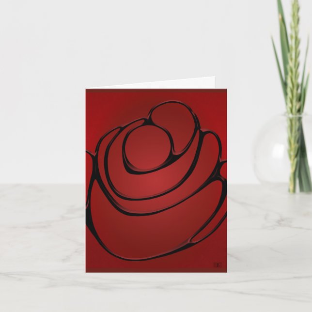 I Liebe Sie Karte Personalisierten romantische Uma (Vorderseite)