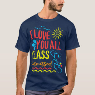 I Liebe Sie Klasse entlassen Kindergarten Lehrer T T-Shirt