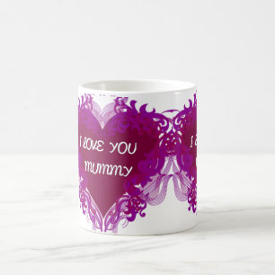 I LIEBE SIE MAMA-GESCHENK-ROMANTISCHE TASSE