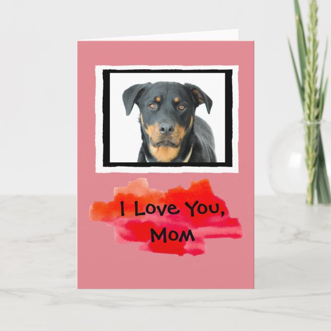 I Liebe Sie, Mama-kundenspezifische Karte (Vorderseite)