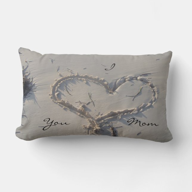 I Liebe Sie Mama Lendenkissen (Vorderseite)