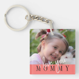 I Liebe Sie Mami Custom Foto Schlüsselanhänger