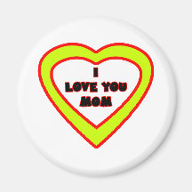 I Liebe Sie MAMMA gelbes Herz das MUSEUM Zazzle Ge