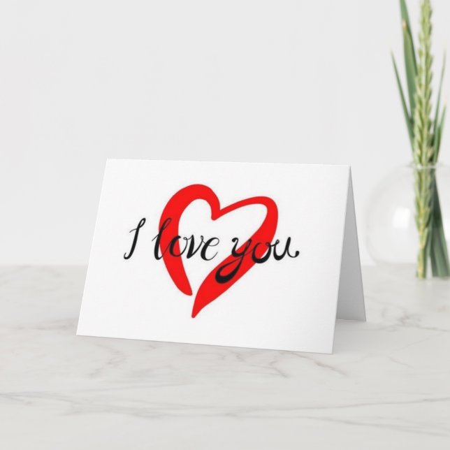 I **LIEBE** **SIE** MARRIEREN MICH KARTE (Vorderseite)