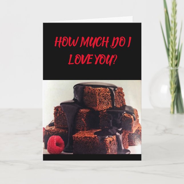 I LIEBE SIE ***MEHR ALS DESSERT*** LIEBE CARD KARTE (Vorderseite)