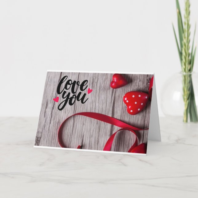 *****I LIEBE SIE MEINEN VALENTINEN***** KARTE (Vorderseite)