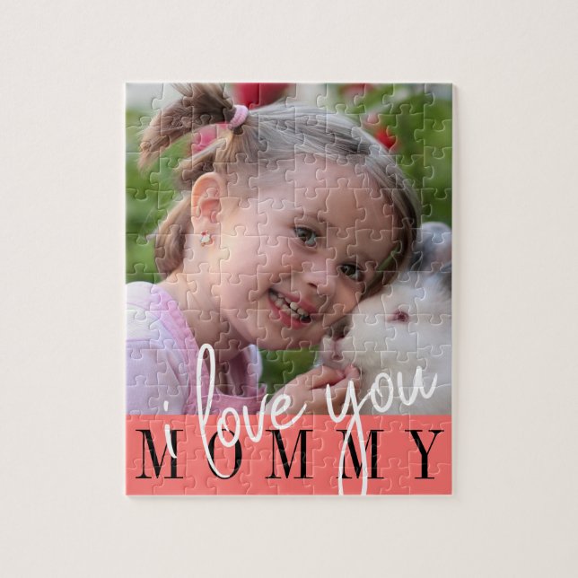 I Liebe Sie Mommy Custom Foto (Vertikal)