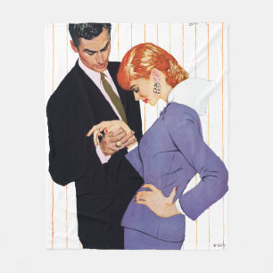 I Liebe Sie, Mutter Girl 2 Fleecedecke