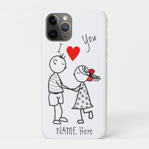 I Liebe Sie - Niedliches Paar - Benutzerdefinierte Case-Mate iPhone Hülle