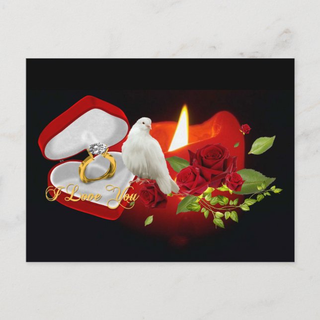 I Liebe Sie - Postkarte (Vorderseite)