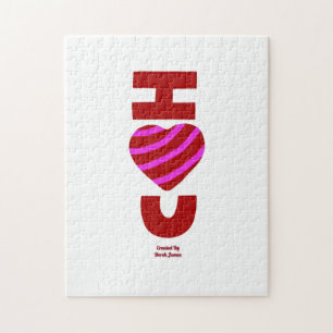 I Liebe Sie Puzzle 28 cm x 35,5 cm