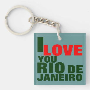 I LIEBE SIE RIO DE JANEIRO SCHLÜSSELANHÄNGER
