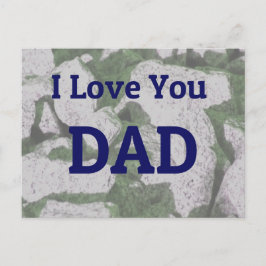 I Liebe Sie Vater Postkarte