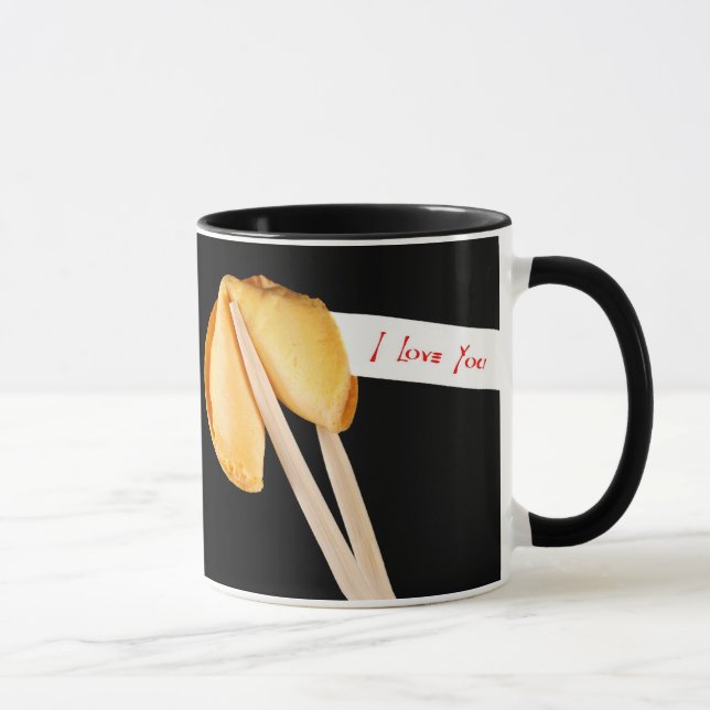 I Liebe Sie Vermögens-Plätzchen-Tasse Tasse (Rechts)