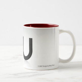 I Liebe Sie Zweifarbige Tasse