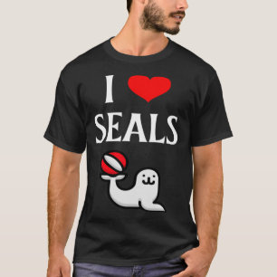 I Liebe Siegel Ich Herz Siegel Siegel Marine Mamma T-Shirt