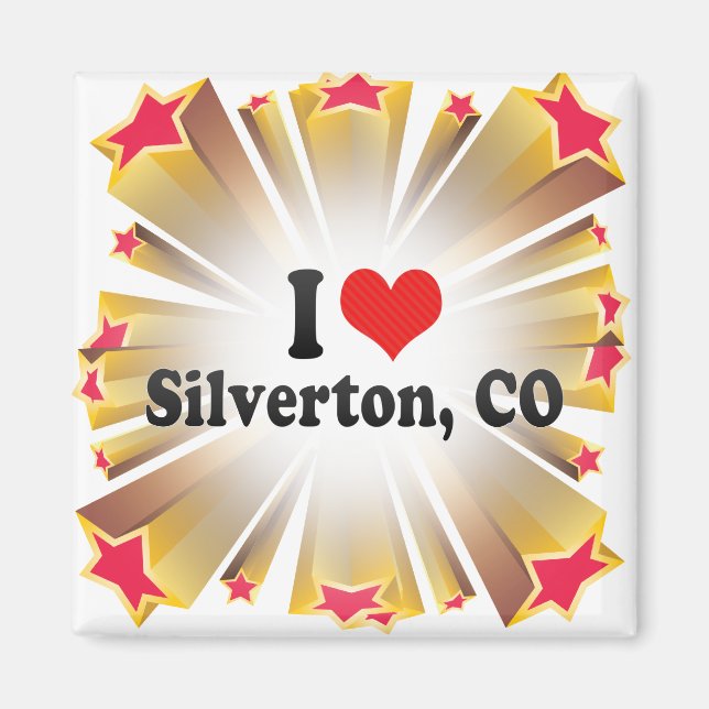 I Liebe Silverton, CO Magnet (Vorne)