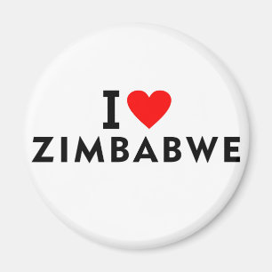 I Liebe Simbabwe Land wie Herztourismus Magnet
