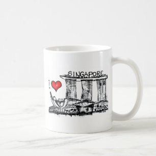 I Liebe Singapur Kaffeetasse