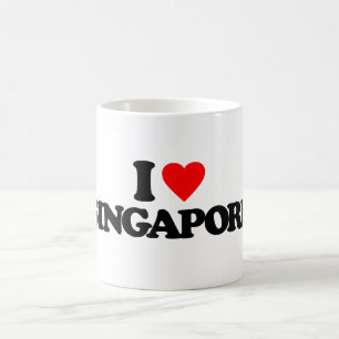 I LIEBE SINGAPUR KAFFEETASSE