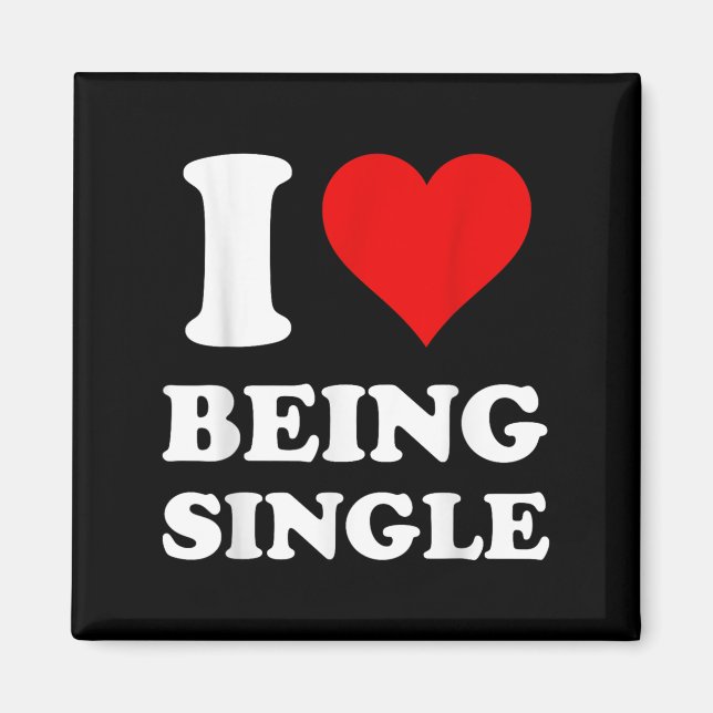 I LIEBE SINGLE MAGNET (Vorne)