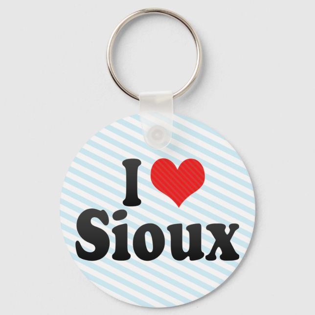 I Liebe Sioux Schlüsselanhänger (Vorderseite)