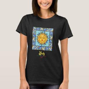 I Liebe Sizilien, Sizilien Italien Illustration Gr T-Shirt