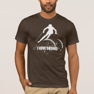 I Liebe-Ski fahren! (Weiß) T-Shirt